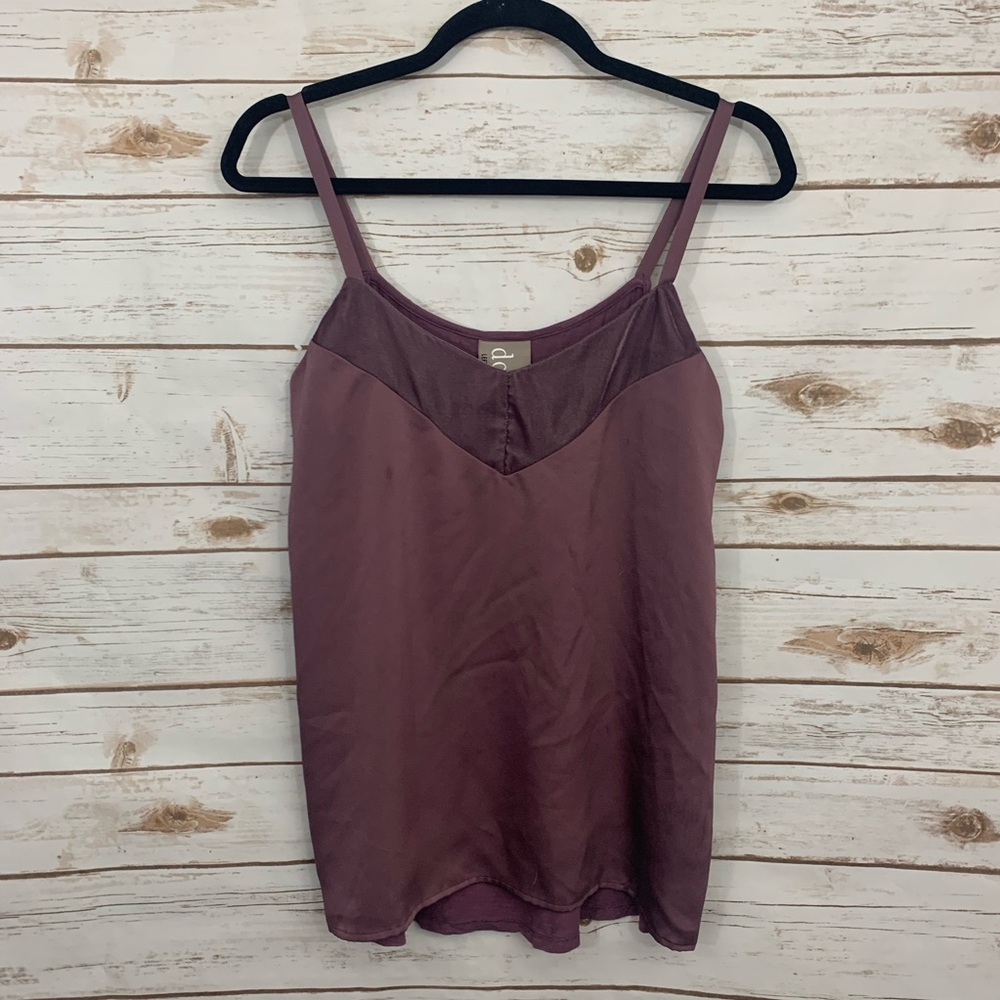 Anthro Dolan Purple Velvet Velour Trim Tan…